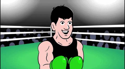 gribbsbrok dead punch rip ko GIF
