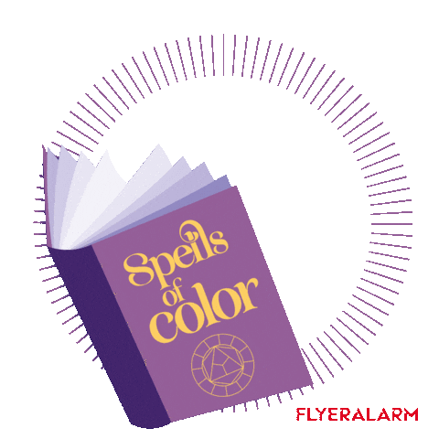 Magic Spellbook Sticker by FLYERALARM