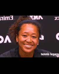 Naomi Osaka Smile GIF