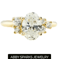 I Do Diamond Sticker by Abby Sparks Jewelry