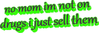 drugs im not on Sticker by AnimatedText