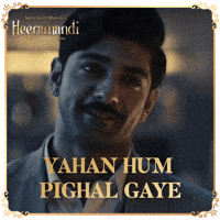 Heeramandi in love crush blushing slb GIF