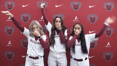 Softball Wildcats GIF by CWU Athletics
