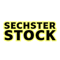 Sechster Stock Sticker by UEBERBIT