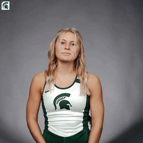 Maggie Carless GIF by Michigan State Athletics