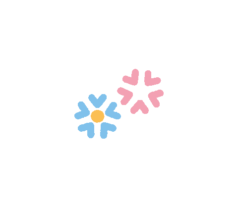 Flower Pop Sticker by Meroware