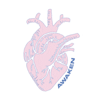 Heart Awaken Sticker by The Porch