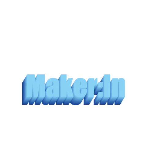 Maker Macher Sticker by protohaus