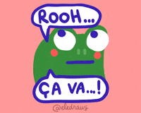 France Ok GIF by Eledraws (Eleonore Bem)