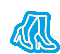 High Heels Neon Sticker by Las Vegas