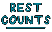 Sleep Resting Sticker by This Thing They Call Recovery