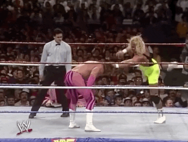 wrestlemania vi wrestling GIF by WWE