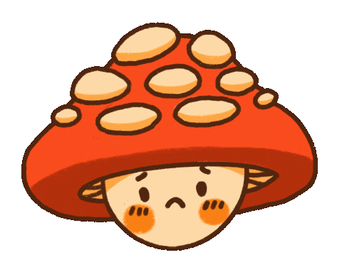 Mushydoodle giphyupload sad crying mushroom Sticker