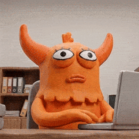 Shocked Blank Face GIF by Momo & Tulus