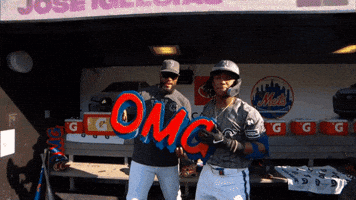 Home Run Omg GIF by New York Mets