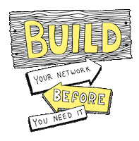 buildyourdreamnetwork dream job network tips Sticker