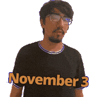 November 3 Sticker
