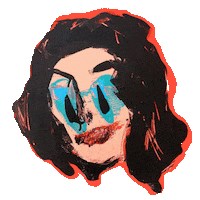 faces revolue Sticker by Myartisreal