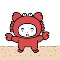 Relaxing Blue Crab GIF