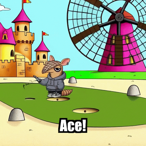 Mini Golf Ace GIF by Chillo Dillo