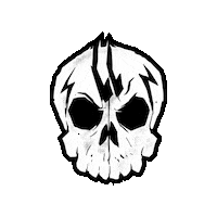 Skull Moto Sticker by lleides