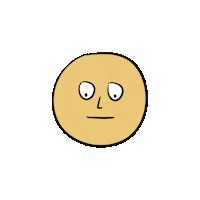 lenokpinok smile face yellow facial expressions Sticker