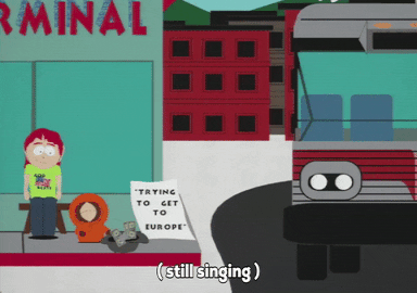 departing kenny mccormick GIF by South Park 