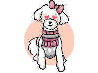 Dog Carlie Sticker