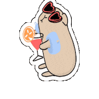Summer Guineapig Sticker by La Pradera Online