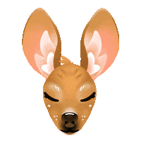 Face Mask Sticker by JenChibi