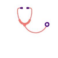 NYULHsocialmedia nyu stethoscope nyu langone Sticker