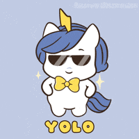 No Regrets Yolo GIF by Brave Unicorn