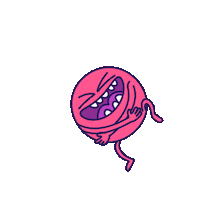 Happy Cartoon Sticker
