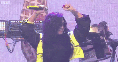demi lovato swansea GIF by BBC Radio 1’s Biggest Weekend