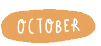 Autumn October Sticker by Sara Maese