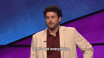 lets bet everything GIF by Jeopardy!