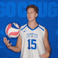 Ncaa Volleyball Go Cougs GIF by BYU Cougars