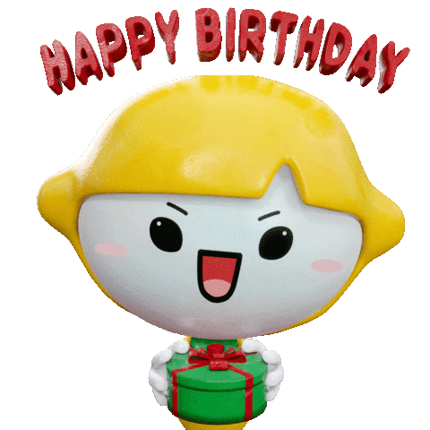 Happy Birthday 3D Sticker