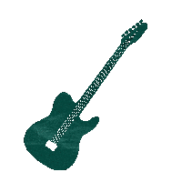 Guitar Bass Sticker by Live Nation