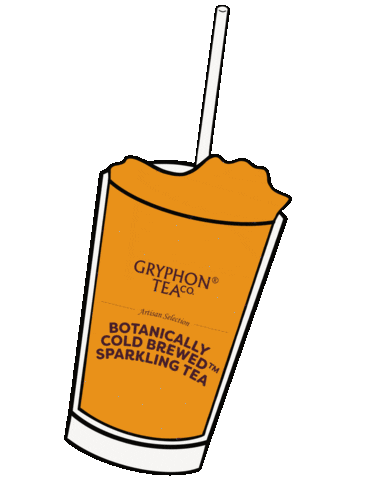 Drink Cup Sticker by Gryphon Tea