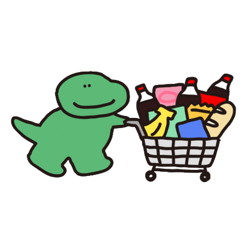 Dino 코카콜라 Sticker