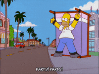 happy homer simpson GIF