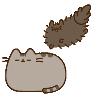 Pounce Little Brother Sticker by Pusheen