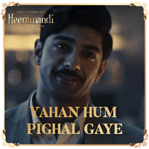 Heeramandi in love crush blushing slb GIF
