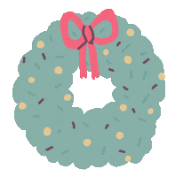 Christmas Crown Sticker by Sara Maese