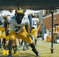 Go Blue College Football GIF by Michigan Athletics