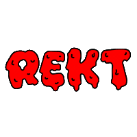 Blood Wtf Sticker by herbertonic