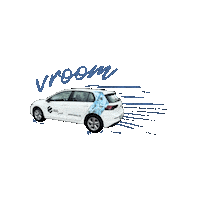HDAOGroup fast vroom schnell fastcar Sticker