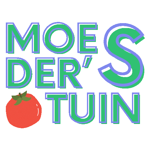 moederstuin tomaat moestuin moederstuin Sticker