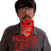 19Hrs Sticker